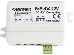 Rozdzielacz zasilania PoE, splitter 12V EWIMAR PoE-Conv2/AF