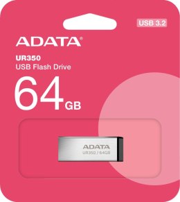 Adata Pendrive UR350 64GB USB3.2 Gen2 Metal czarny